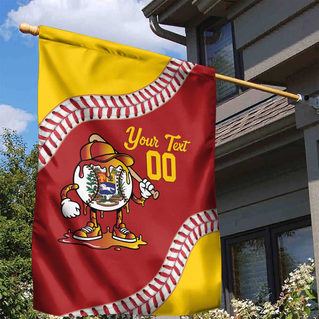 Venezuela 2026 Baseball Custom Garden Flag Go Champions Drip Style