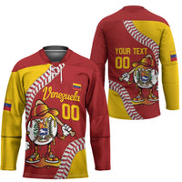 Venezuela 2026 Baseball Custom Hockey Jersey Go Champions Drip Style