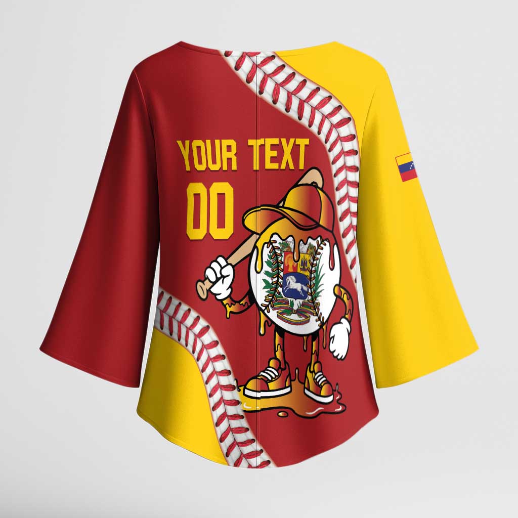 Venezuela 2026 Baseball Custom Kimono Sleeve Blouse Go Champions Drip Style