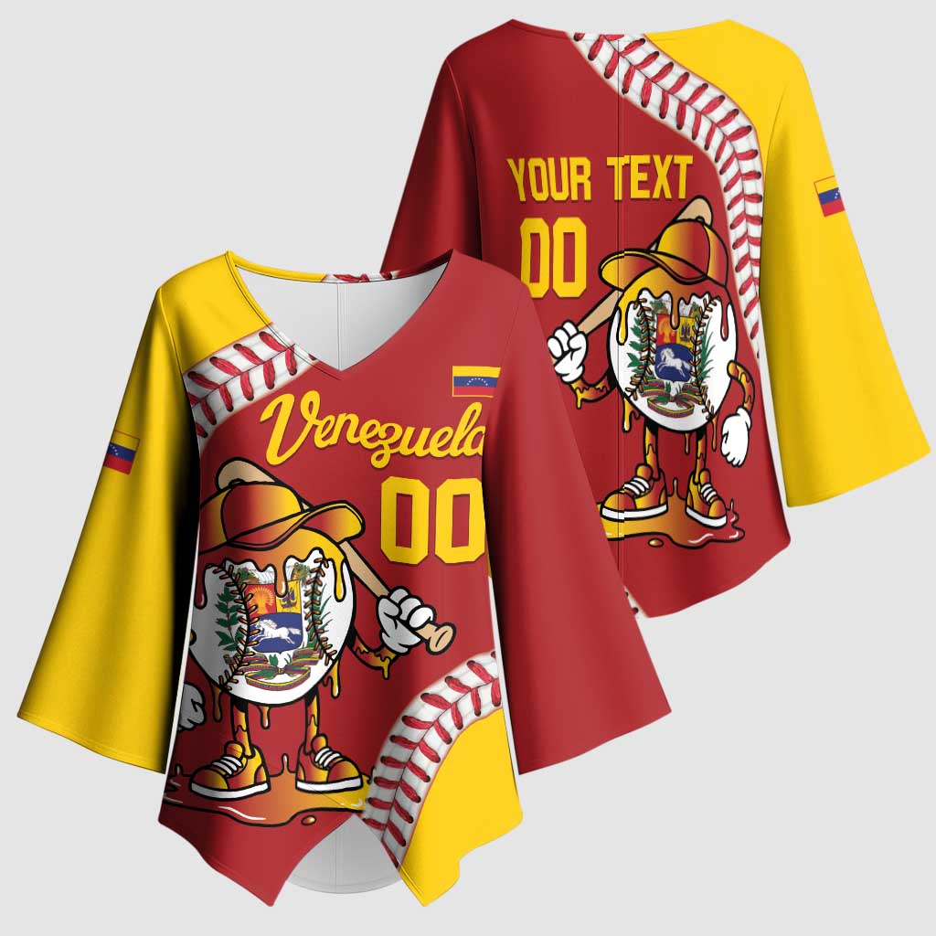 Venezuela 2026 Baseball Custom Kimono Sleeve Blouse Go Champions Drip Style