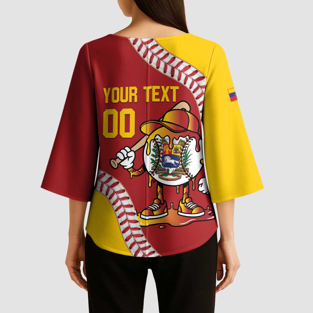 Venezuela 2026 Baseball Custom Kimono Sleeve Blouse Go Champions Drip Style