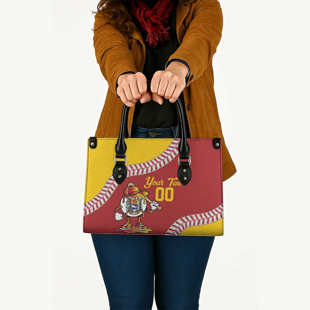 Venezuela 2026 Baseball Custom Leather Bag Go Champions Drip Style