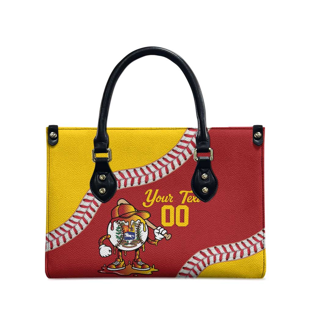 Venezuela 2026 Baseball Custom Leather Bag Go Champions Drip Style