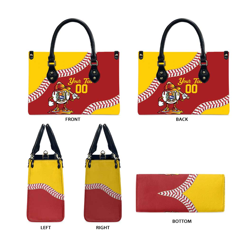 Venezuela 2026 Baseball Custom Leather Bag Go Champions Drip Style