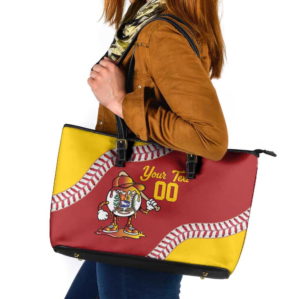 Venezuela 2026 Baseball Custom Leather Tote Bag Go Champions Drip Style