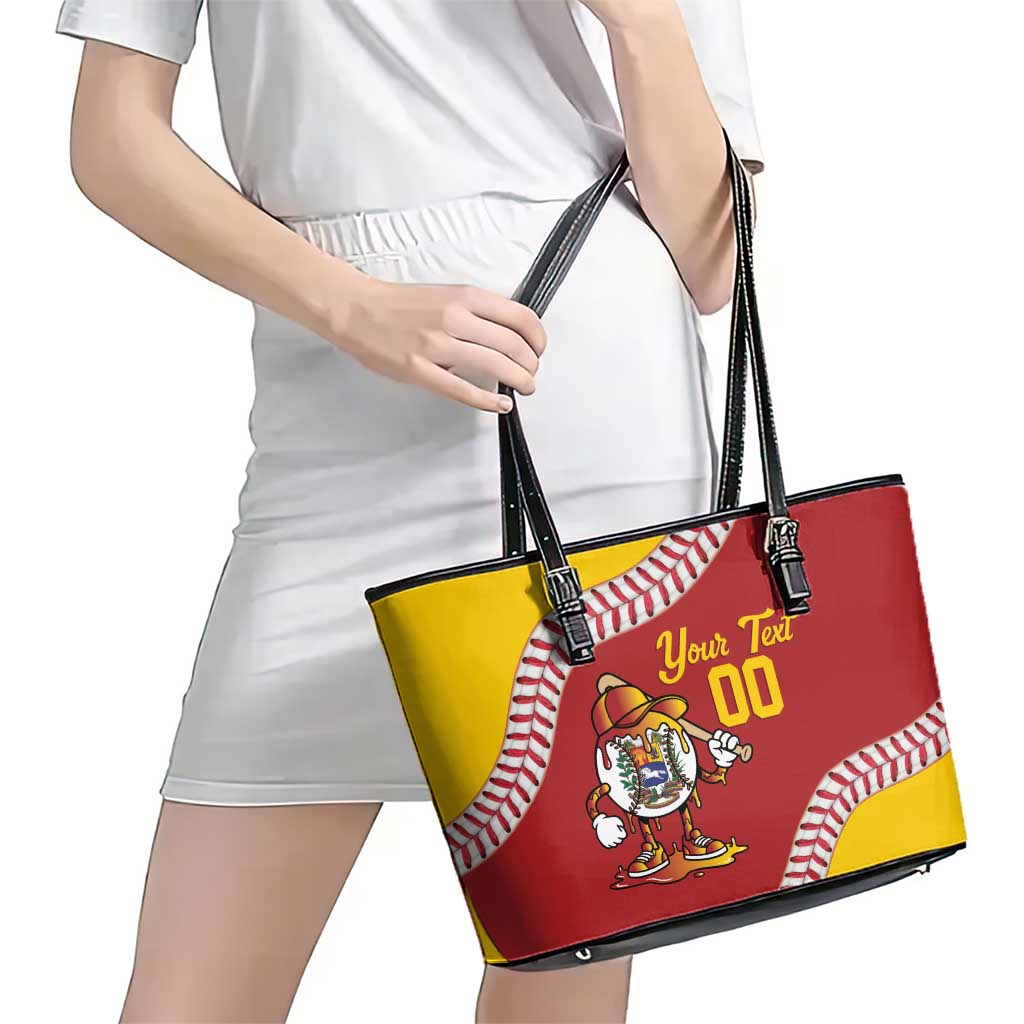 Venezuela 2026 Baseball Custom Leather Tote Bag Go Champions Drip Style