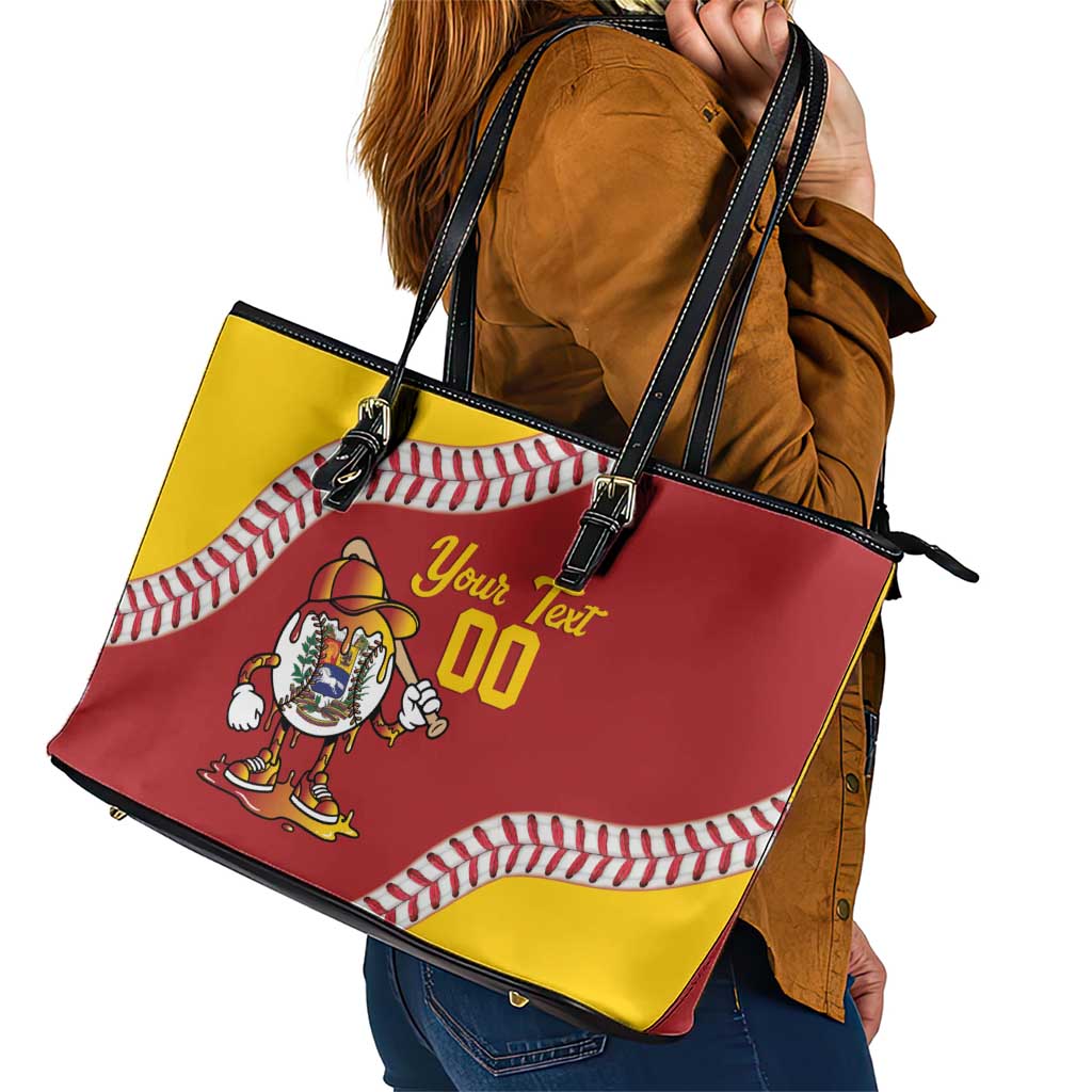 Venezuela 2026 Baseball Custom Leather Tote Bag Go Champions Drip Style