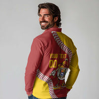 Venezuela 2026 Baseball Custom Long Sleeve Polo Shirt Go Champions Drip Style