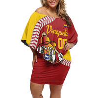 Venezuela 2026 Baseball Custom Off Shoulder Short Dress Go Champions Drip Style