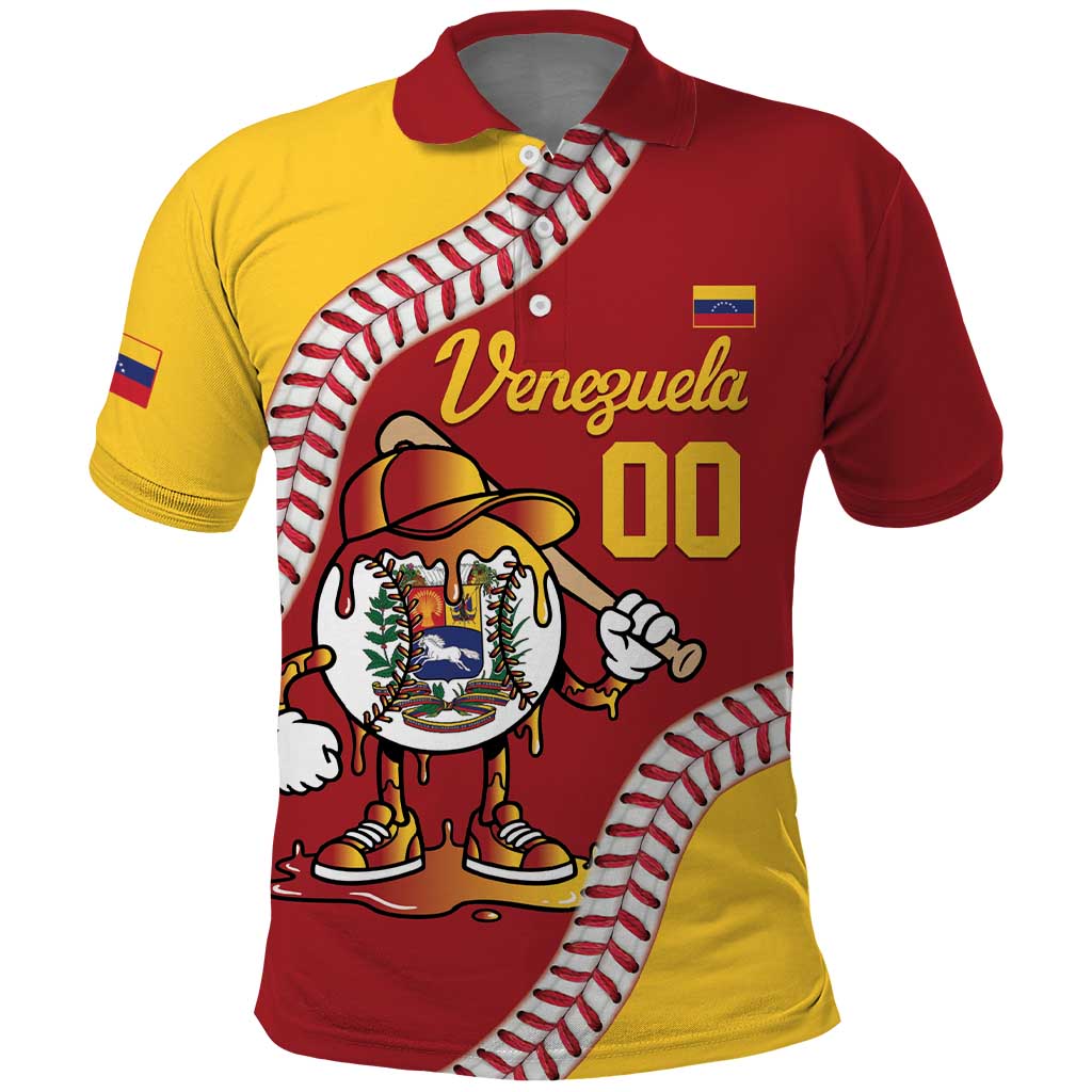 Venezuela 2026 Baseball Custom Polo Shirt Go Champions Drip Style