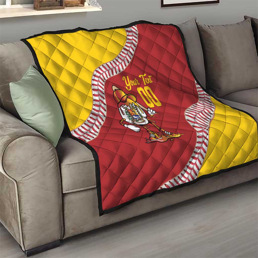 Venezuela 2026 Baseball Custom Quilt Go Champions Drip Style