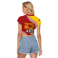 Venezuela 2026 Baseball Custom Raglan Cropped T Shirt Go Champions Drip Style