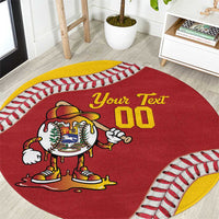 Venezuela 2026 Baseball Custom Round Carpet Go Champions Drip Style