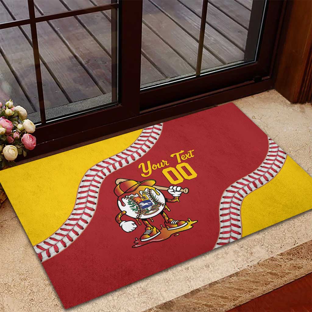 Venezuela 2026 Baseball Custom Rubber Doormat Go Champions Drip Style