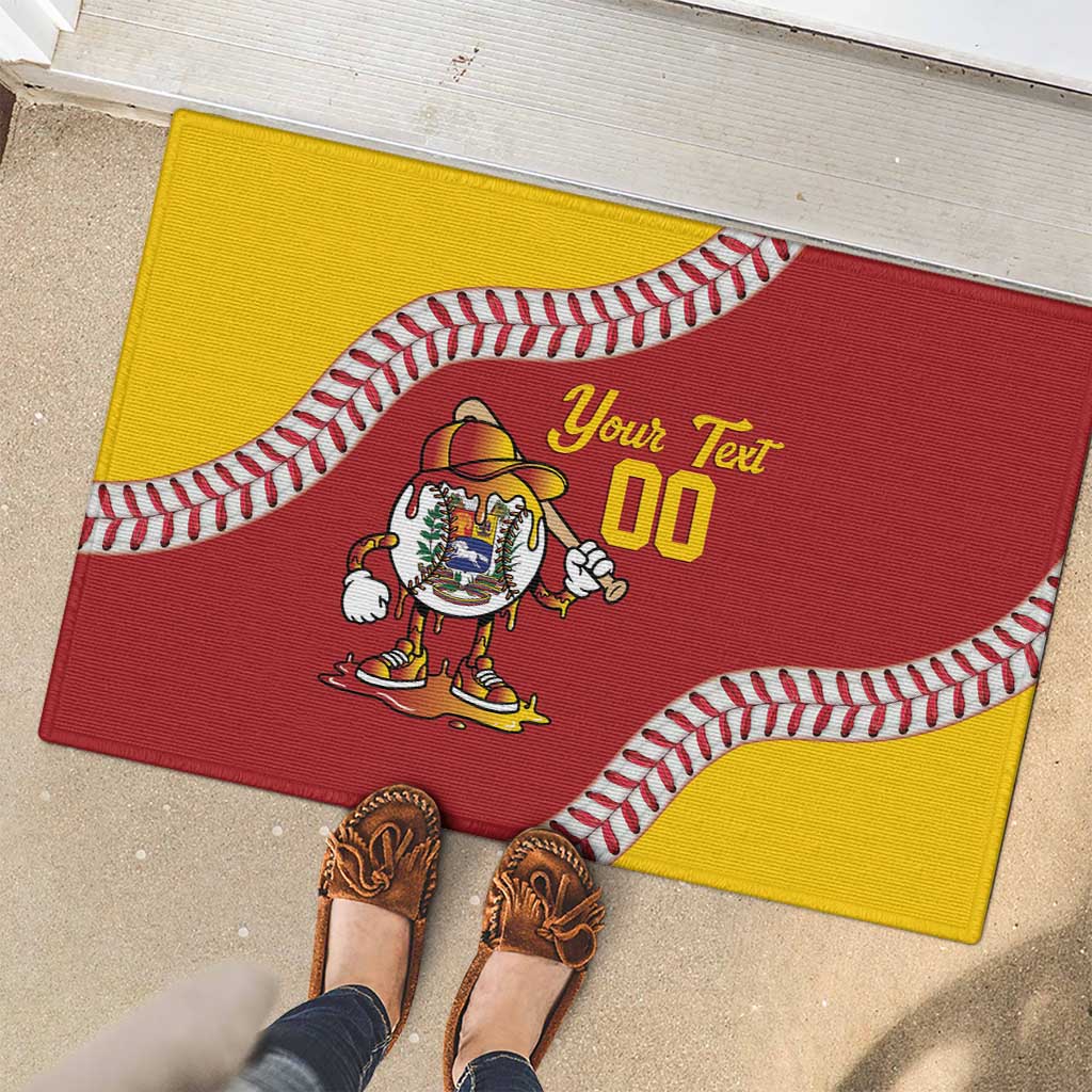 Venezuela 2026 Baseball Custom Rubber Doormat Go Champions Drip Style