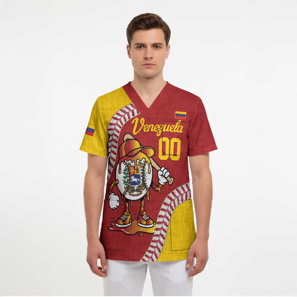 Venezuela 2026 Baseball Custom Scrub Top Go Champions Drip Style