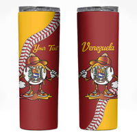 Venezuela 2026 Baseball Custom Skinny Tumbler Go Champions Drip Style