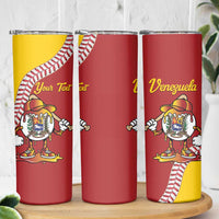 Venezuela 2026 Baseball Custom Skinny Tumbler Go Champions Drip Style
