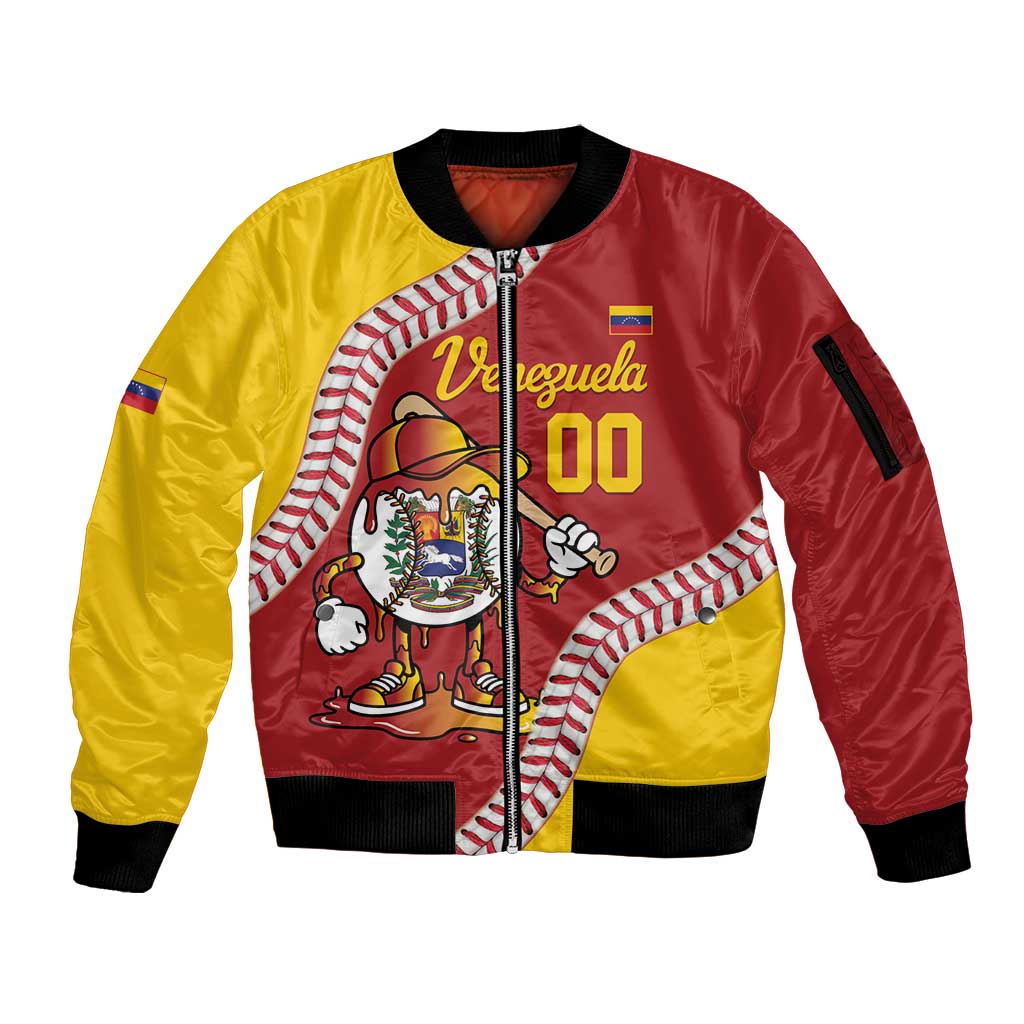 Venezuela 2026 Baseball Custom Sleeve Zip Bomber Jacket Go Champions Drip Style