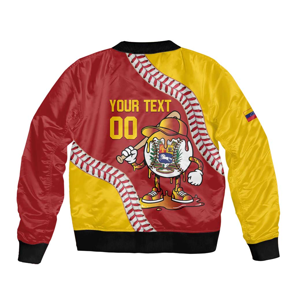 Venezuela 2026 Baseball Custom Sleeve Zip Bomber Jacket Go Champions Drip Style