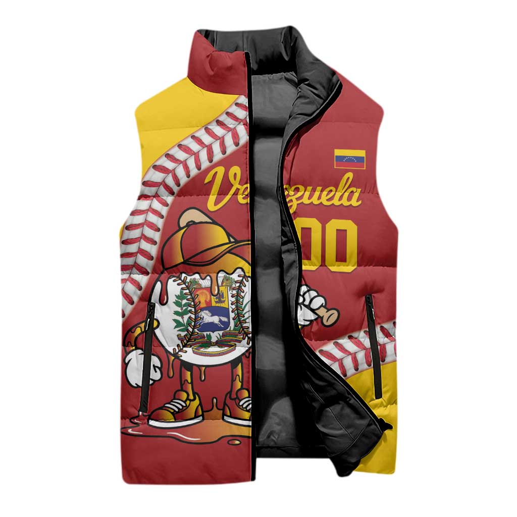 Venezuela 2026 Baseball Custom Sleeveless Puffer Jacket Go Champions Drip Style