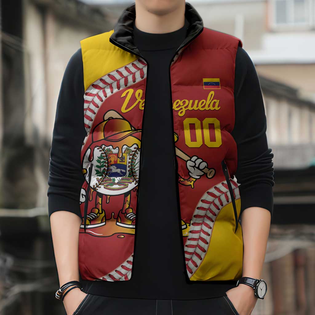 Venezuela 2026 Baseball Custom Sleeveless Puffer Jacket Go Champions Drip Style