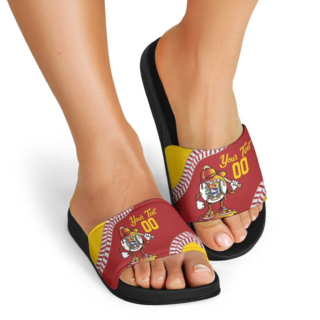 Venezuela 2026 Baseball Custom Slide Sandals Go Champions Drip Style