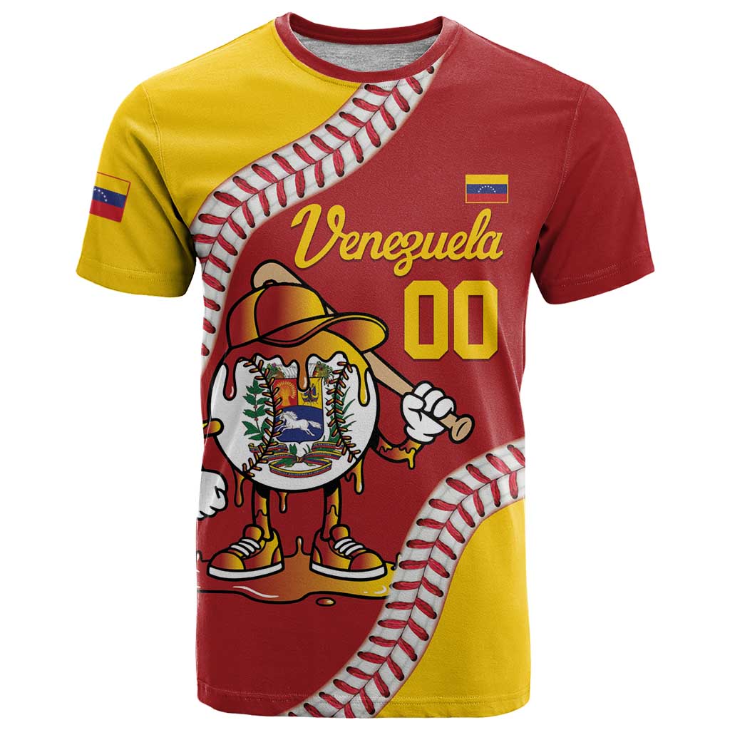 Venezuela 2026 Baseball Custom T Shirt Go Champions Drip Style