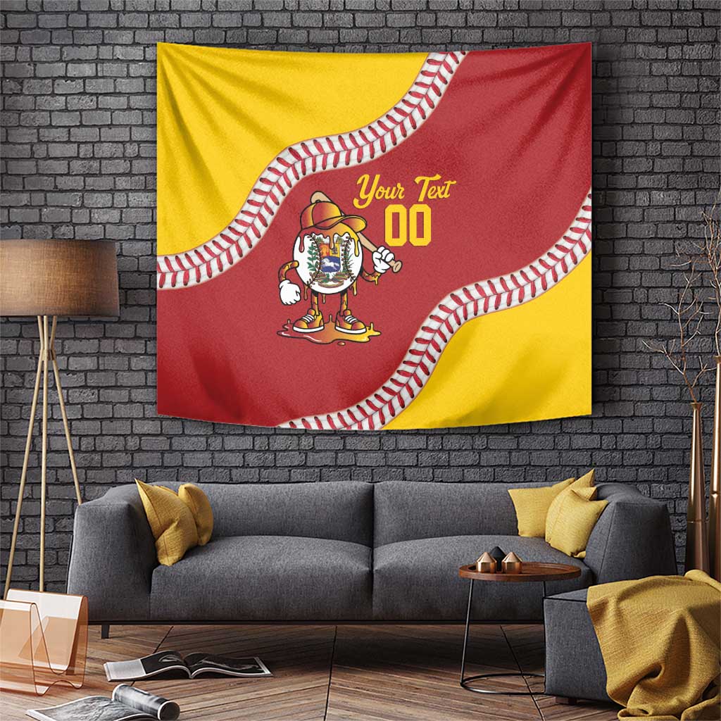 Venezuela 2026 Baseball Custom Tapestry Go Champions Drip Style