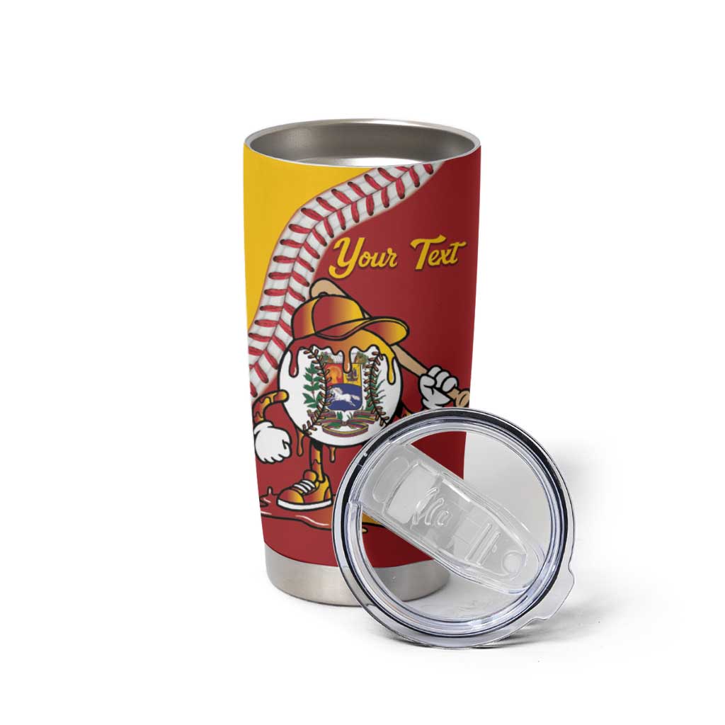 Venezuela 2026 Baseball Custom Tumbler Cup Go Champions Drip Style