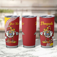 Venezuela 2026 Baseball Custom Tumbler Cup Go Champions Drip Style