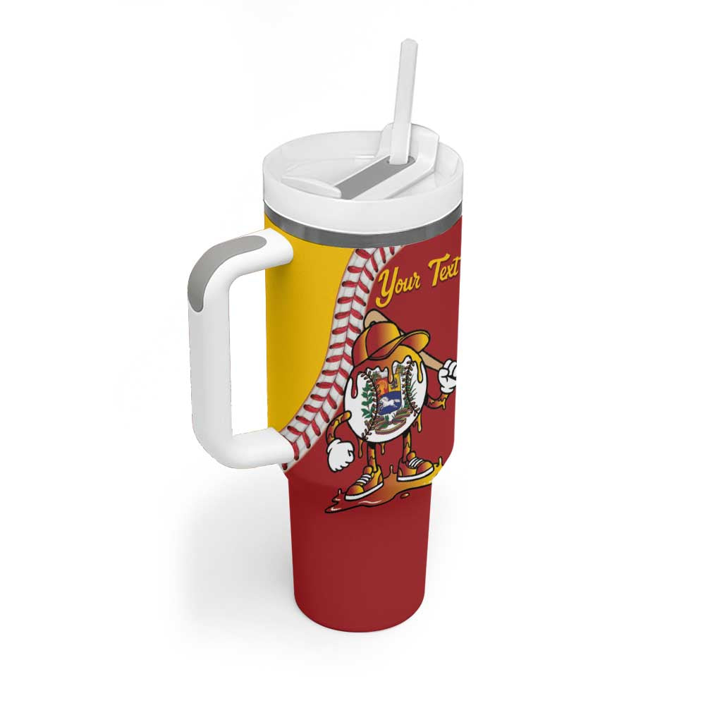 Venezuela 2026 Baseball Custom Tumbler With Handle Go Champions Drip Style