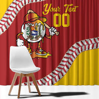 Venezuela 2026 Baseball Custom Window Curtain Go Champions Drip Style