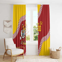 Venezuela 2026 Baseball Custom Window Curtain Go Champions Drip Style