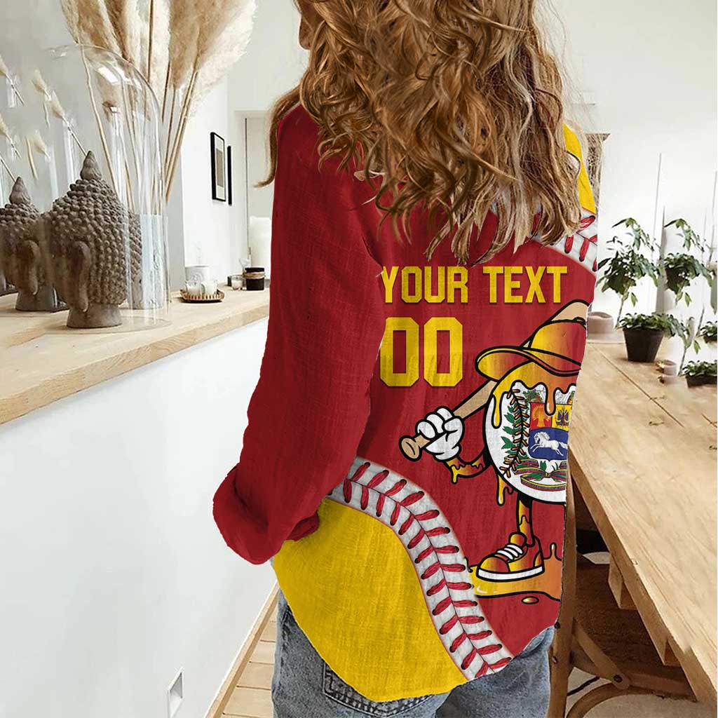 Venezuela 2026 Baseball Custom Women Casual Shirt Go Champions Drip Style