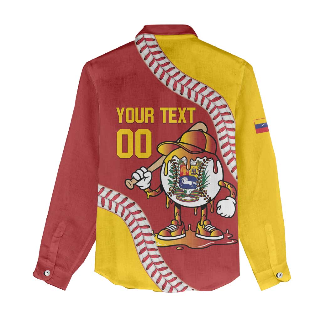 Venezuela 2026 Baseball Custom Women Casual Shirt Go Champions Drip Style