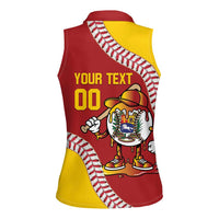Venezuela 2026 Baseball Custom Women Sleeveless Polo Shirt Go Champions Drip Style