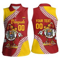Venezuela 2026 Baseball Custom Women Sleeveless Polo Shirt Go Champions Drip Style