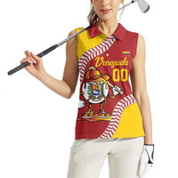 Venezuela 2026 Baseball Custom Women Sleeveless Polo Shirt Go Champions Drip Style