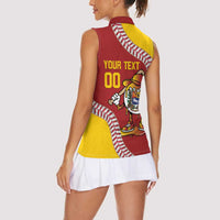 Venezuela 2026 Baseball Custom Women Sleeveless Polo Shirt Go Champions Drip Style