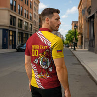 Venezuela 2026 Baseball Custom Zipper Polo Shirt Go Champions Drip Style