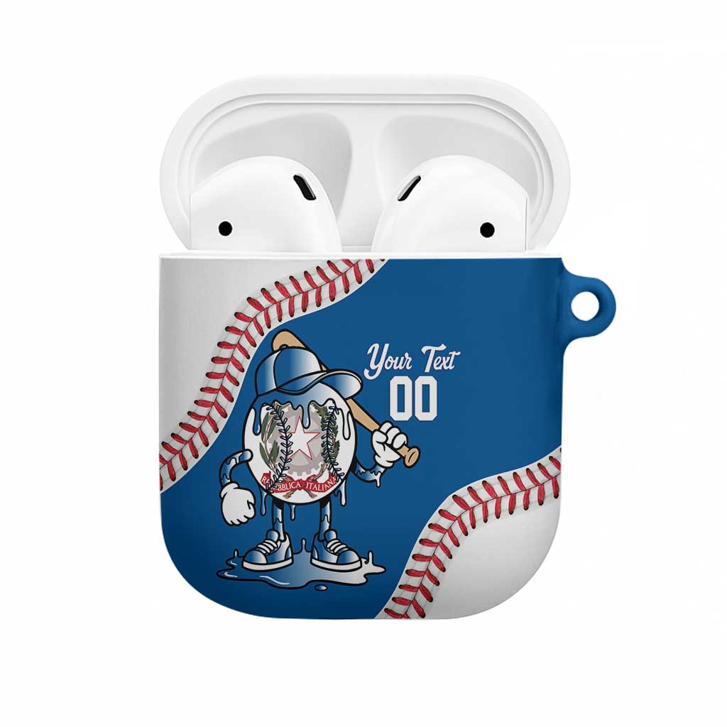 Italy 2026 Baseball Custom AirPods Case Go Champions Drip Style
