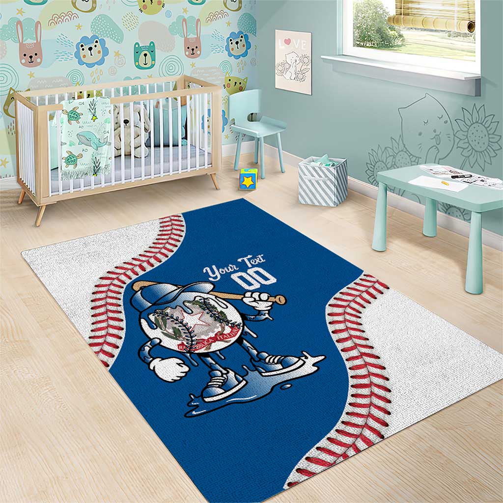 Italy 2026 Baseball Custom Area Rug Go Champions Drip Style
