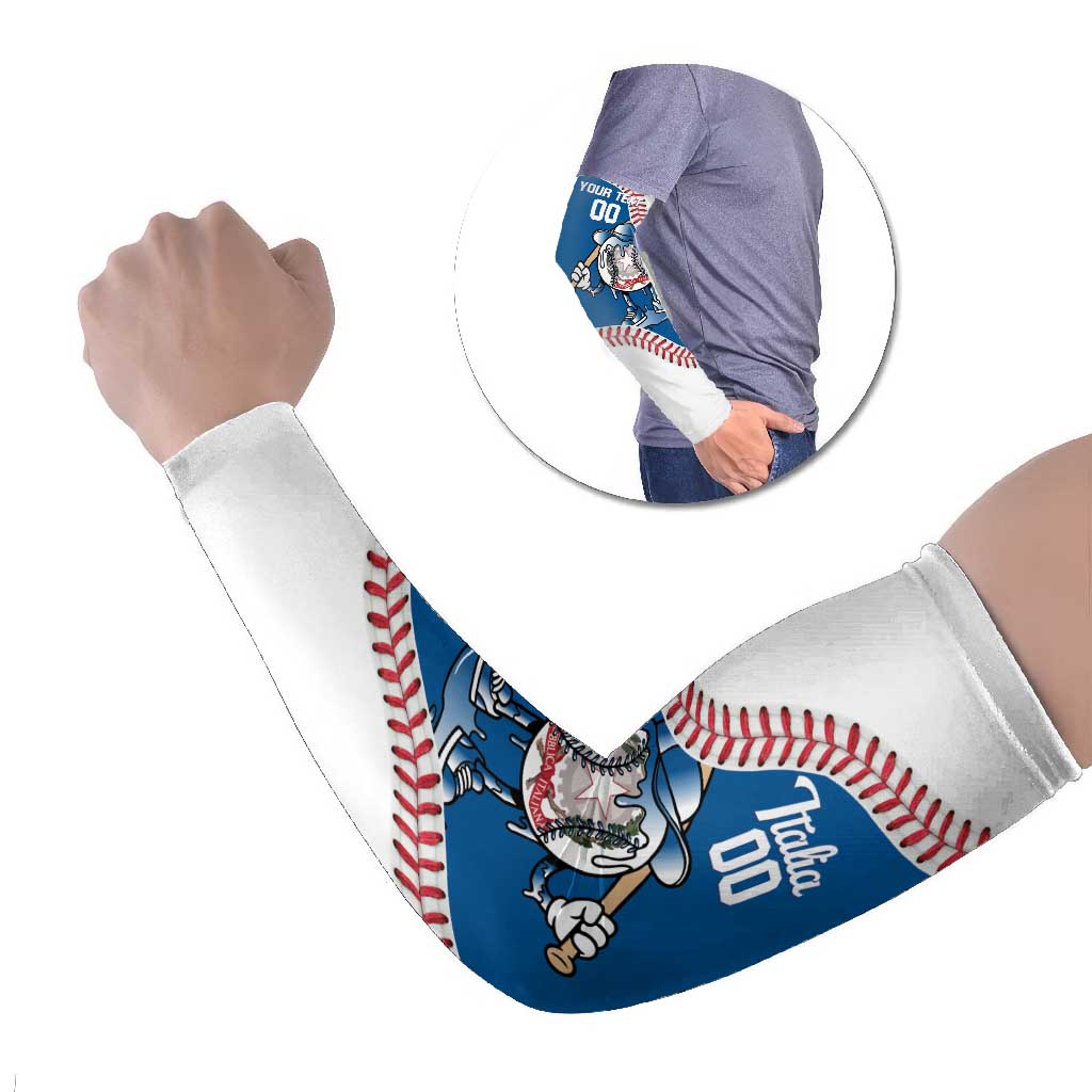 Italy 2026 Baseball Custom Arm Sleeves Go Champions Drip Style