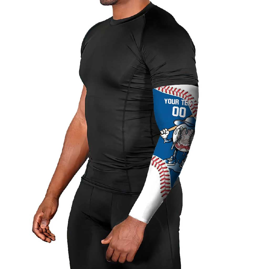 Italy 2026 Baseball Custom Arm Sleeves Go Champions Drip Style