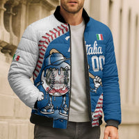 Italy 2026 Baseball Custom Bomber Puffer Jacket Go Champions Drip Style