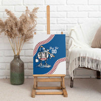 Italy 2026 Baseball Custom Canvas Wall Art Go Champions Drip Style