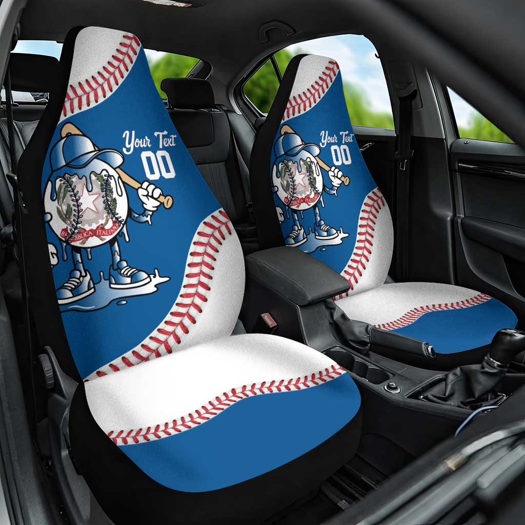 Italy 2026 Baseball Custom Car Seat Cover Go Champions Drip Style