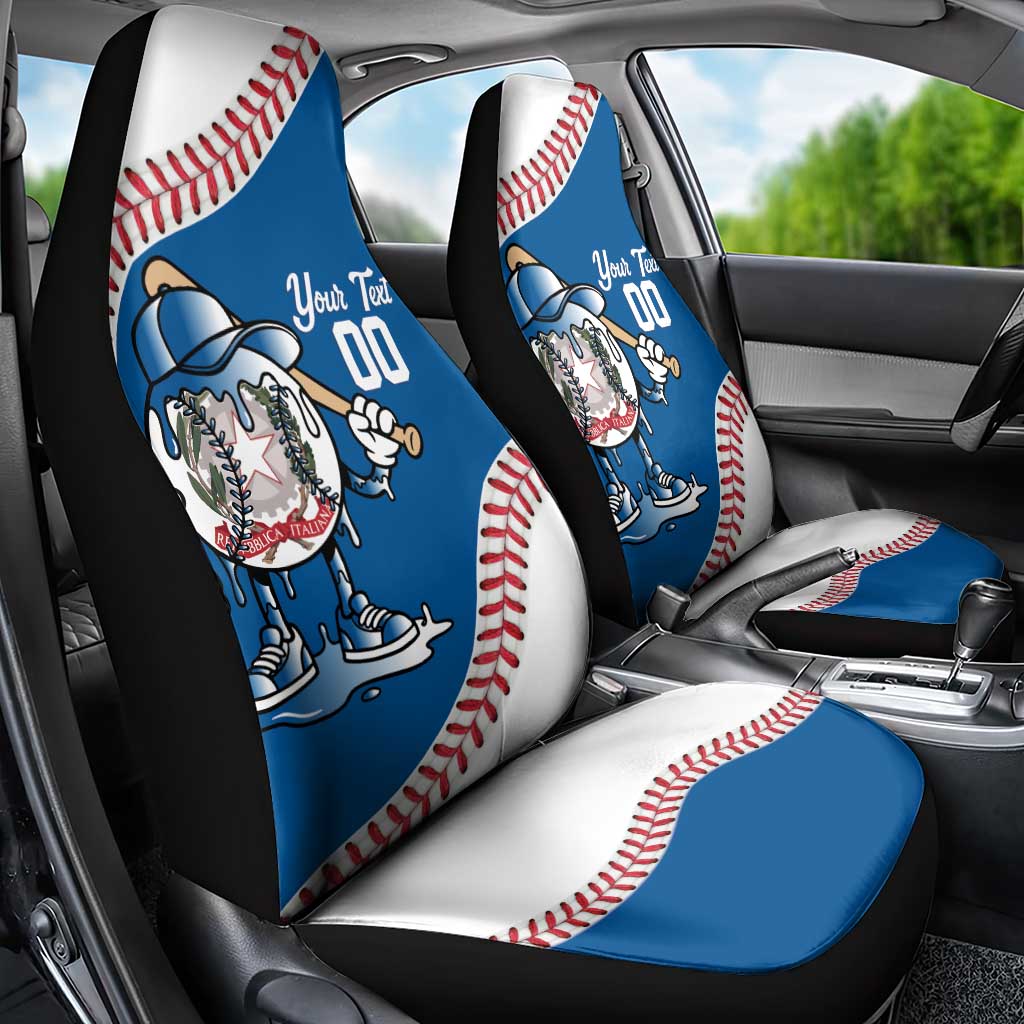 Italy 2026 Baseball Custom Car Seat Cover Go Champions Drip Style