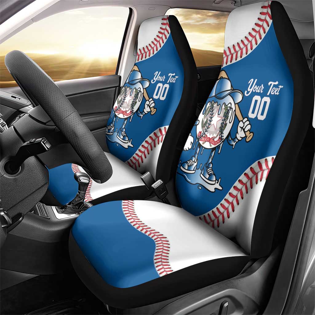 Italy 2026 Baseball Custom Car Seat Cover Go Champions Drip Style